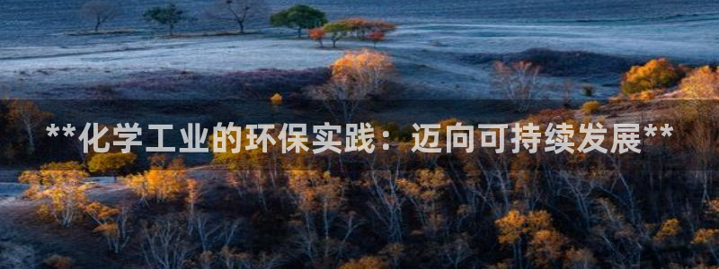 亿万的亿：**化学工业的环保实践：迈向可持续发展**