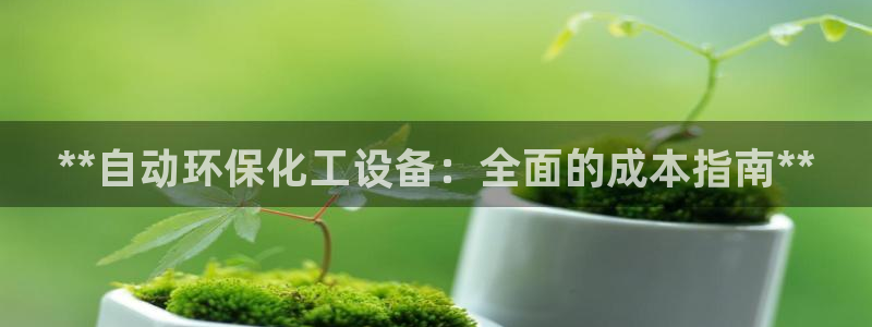 亿万官网字幕组官网下载：**自动环保化工设备：全面的成本指南**