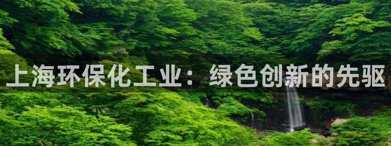 mr亿万先生：上海环保化工业：绿色创新的先驱