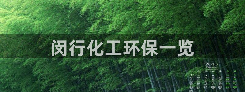 电影亿万：闵行化工环保一览