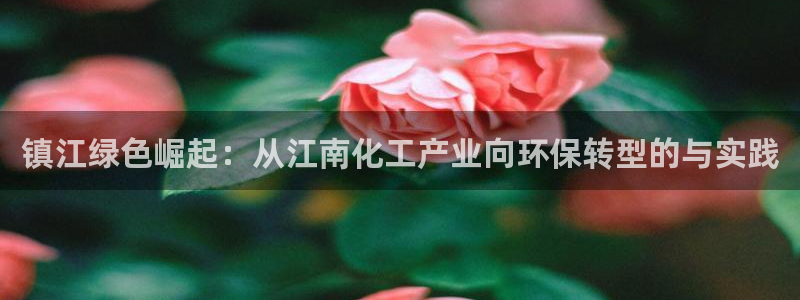 亿万app：镇江绿色崛起：从江南化工产业向环保转型的与实践