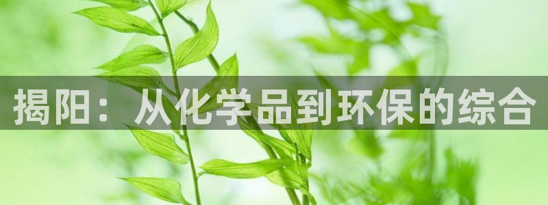 亿万视频：揭阳：从化学品到环保的综合