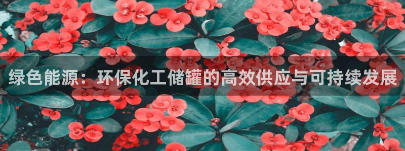 亿万先生合并网址：绿色能源：环保化工储罐的高效供应与可持续发展