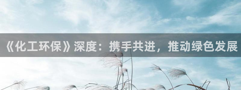 亿万先生mr01官网 - 亿万先生手机版入：《化工环保》深度：携手共进，推动绿色发展