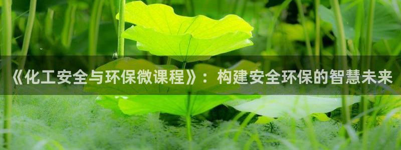 亿万先生 手机版下载最新版：《化工安全与环保微课程》：构建安全环保的智慧未来