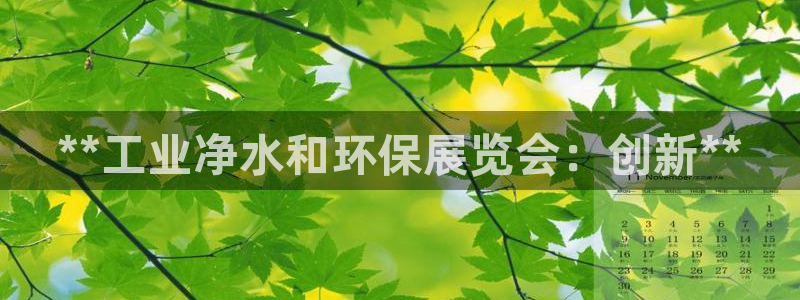 亿万先生官方客服电话：**工业净水和环保展览会：创新**