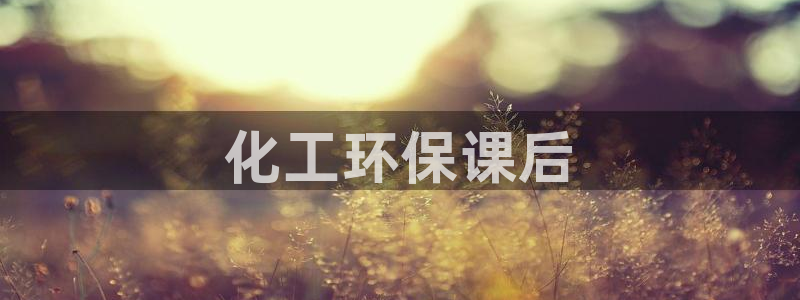 亿万先生mr：化工环保课后