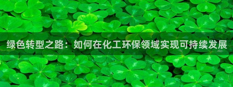 亿万先生手机版客户端下载官网：绿色转型之路：如何在化工环保领域实现可持续发展